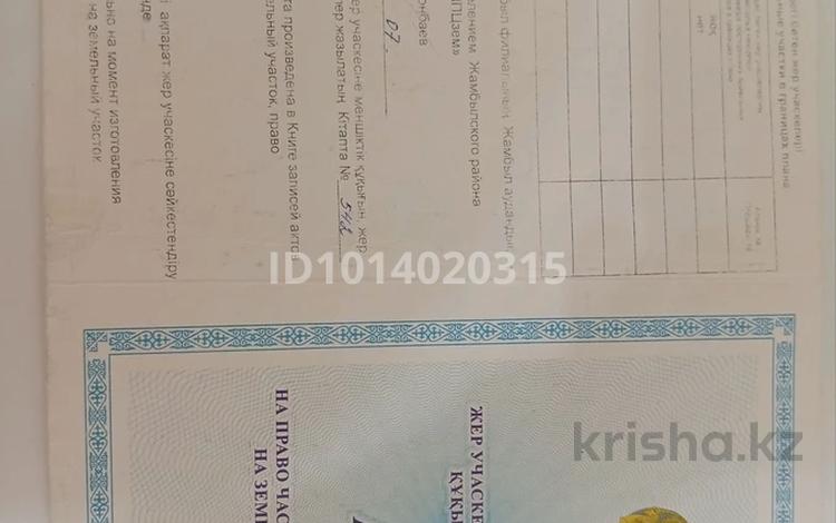 Жер телімі · 10 сотық, Түрксіб ш/а., Достык 8, бағасы: 7 млн ₸ в Таразе, мкр Турксиб — фото 2