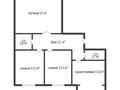 3-комнатная квартира · 91.3 м² · 3/5 этаж, мкр. Алтын орда за 24 млн ₸ в Актобе — фото 4