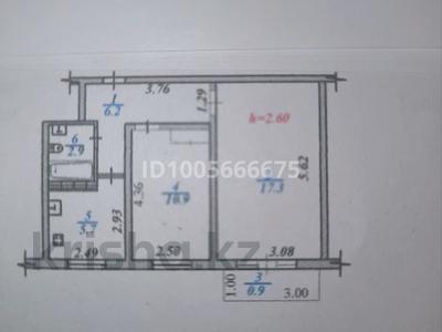 2-комнатная квартира · 43.9 м² · 4/4 этаж, мкр №5 — Ст. метро Москва за 26.5 млн 〒 в Алматы, Ауэзовский р-н