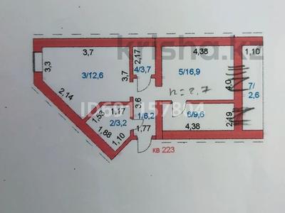 2-бөлмелі пәтер, 55 м², 2/5 қабат, ЖМ Лесная поляна 17, бағасы: 19.8 млн 〒 в Косшы