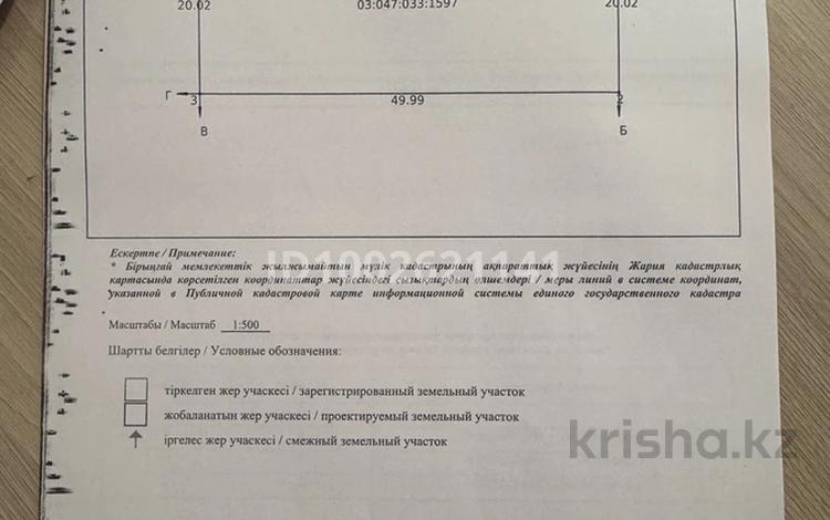 Участок · 10 соток, Бухар жырау 303 за 6.8 млн ₸ в Исаеве — фото 2