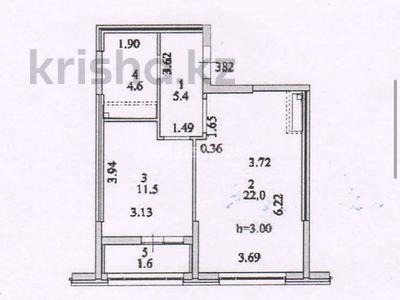 1-бөлмелі пәтер · 45.1 м² · 18/18 қабат, Е 882 7, бағасы: 29 млн ₸ в Астане, Нура р-н