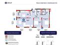 3-комнатная квартира · 106.2 м² · 4/9 этаж, Е-899 7 — ПАНОРАМНЫЕ ОКНА В ПОЛ за 83 млн ₸ в Астане, Нура р-н