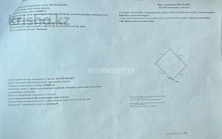 Участок · 36 соток, Сейфуллина за 28 млн ₸ в Акши — фото 4
