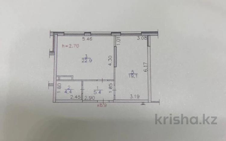 2-комнатная квартира · 51.8 м² · 2 этаж, Бурундайская за ~ 28.5 млн ₸ в Алматы, Жетысуский р-н — фото 2