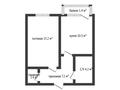 1-комнатная квартира · 40 м² · 2/5 этаж, мкр Асар-2, Микрорайон Асар 2 за 17 млн ₸ в Шымкенте, Абайский р-н — фото 7