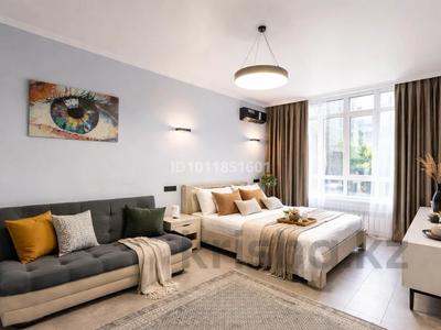 1-комнатная квартира · 55 м² · 2/12 этаж, Торекулова 95/1 за 25 000 ₸ в Алматы, Алмалинский р-н