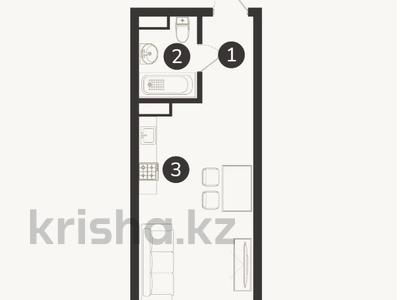 1-комнатная квартира · 25.7 м² · 4/7 этаж, Естай 39/3 за 14 млн 〒 в 