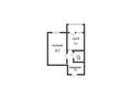 1-комнатная квартира · 42 м² · 2/5 этаж, Кунай 84-й квартал 2 за 17 млн ₸ в Костанае — фото 9