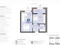 1-бөлмелі пәтер · 38.61 м² · 6/12 қабат, Е 909 29, бағасы: 25.9 млн ₸ в Астане, Нура р-н