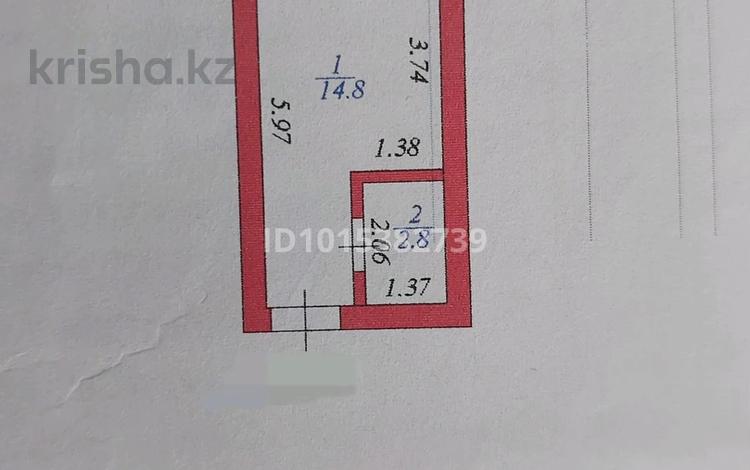 1-комнатная квартира · 18 м² · 3/5 этаж, Мусрепова (Ғ.Мүсірепов) 7/2 — Абылай хан за 11.5 млн ₸ в Астане, Алматы р-н — фото 5