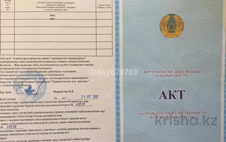 Жер телімі · 8 сотық, Жаңаталап, Участок 581, бағасы: 6 млн ₸ в Алатау, Жанаталап — фото 2