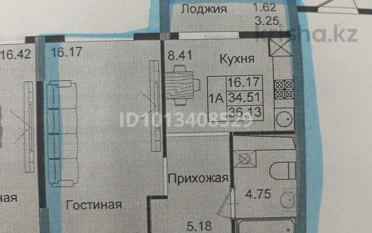 1-бөлмелі пәтер · 36.5 м² · 14/14 қабат, Сафуан Шаймерденов 1, бағасы: 16.9 млн ₸ в Астане, Сарайшык р-н — фото 15