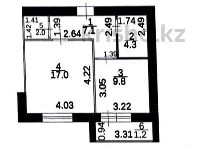 1-комнатная квартира, 41.4 м², 7/9 этаж, мкр Юго-Восток, 137 учетный квартал 349 — ЖК «Sapphire», Момышулы, Ашимова за 16.2 млн 〒 в Караганде, Казыбек би р-н