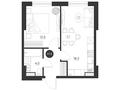 1-комнатная квартира · 41.8 м², Байдибек би стр. 127/7 за ~ 19.9 млн ₸ в Шымкенте, Абайский р-н — фото 3