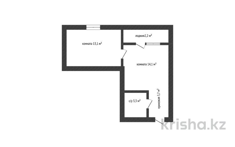 1-бөлмелі пәтер · 36.4 м² · 1/4 қабат, сатпаева 35, бағасы: 11 млн ₸ в Кокшетау — фото 3