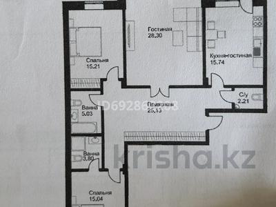 3-комнатная квартира · 112 м² · 5/9 этаж, мкр Ак Шагала, 2-я улица 17-Б за 55 млн ₸ в Атырау