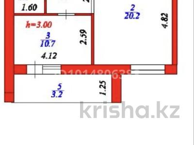 1-комнатная квартира · 42.2 м² · 3/10 этаж, Алихан Бокейхан за 28.5 млн ₸ в Астане, Есильский р-н