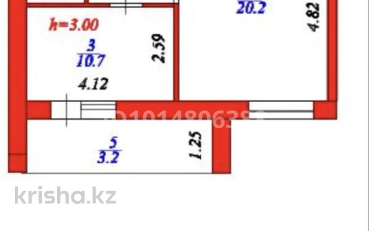 1-комнатная квартира · 42.2 м² · 3/10 этаж, Алихан Бокейхан за 28.5 млн ₸ в Астане, Есильский р-н — фото 2