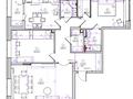 3-бөлмелі пәтер · 107 м² · 2/9 қабат, Толе Би 54, бағасы: 138 млн ₸ в Астане, Нура р-н