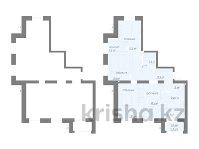 4-бөлмелі пәтер · 102.5 м², мкр Михайловка , Крылова 15, бағасы: ~ 48 млн ₸ в Караганде, Казыбек би р-н