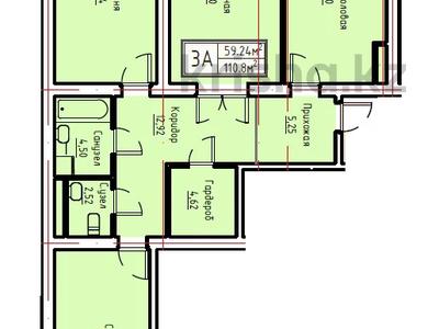 3-комнатная квартира · 110.8 м² · 2/7 этаж, 29а мкр за ~ 19.4 млн 〒 в Актау