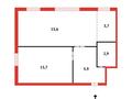 2-комнатная квартира, 43 м², 2/5 этаж, Карла Маркса 46 за 8 млн 〒 в Шахтинске — фото 9