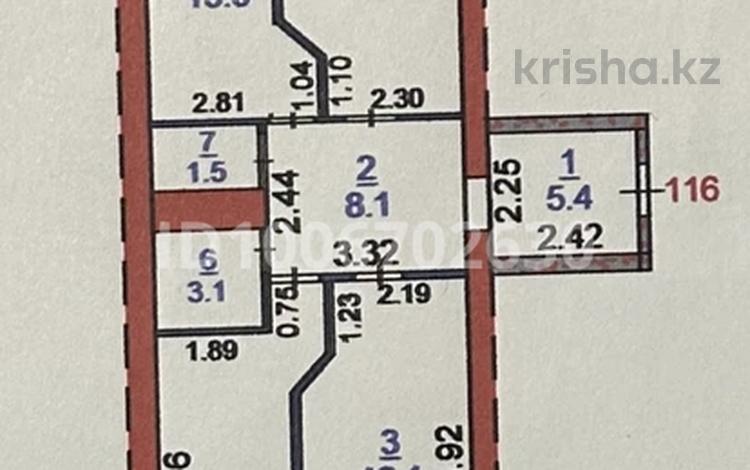 3-комнатная квартира · 80 м² · 3/6 этаж, Юбилейный 21 за 35 млн 〒 в Костанае — фото 10