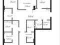 4-комнатная квартира · 140.9 м² · 2/5 этаж, мкр Михайловка 100 за ~ 91.6 млн ₸ в Караганде, Казыбек би р-н — фото 2