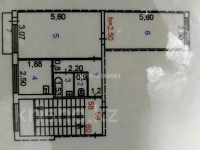 2-комнатная квартира · 44.9 м² · 5/5 этаж, Улытауская ул. 74 за 8 млн ₸ в Сатпаев