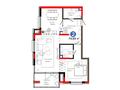 2-бөлмелі пәтер · 79.89 м², мкр Северо-Запад, Толеметова 68, бағасы: ~ 82.7 млн ₸ в Шымкенте, Абайский р-н — фото 3
