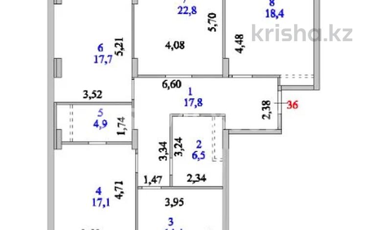 4-бөлмелі пәтер · 123 м² · 2/12 қабат, Казыбек би, бағасы: 63 млн ₸ в Астане — фото 18