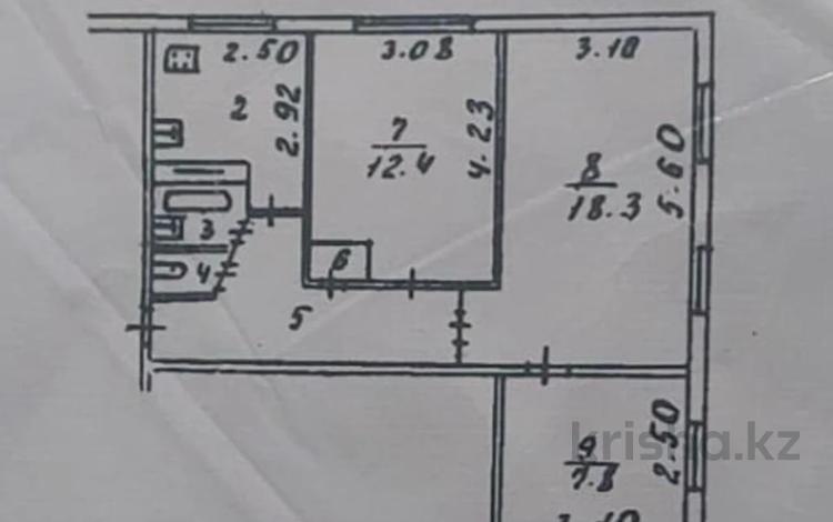 3-комнатная квартира · 54 м² · 1/5 этаж, мкр Орбита-1 за 34.5 млн ₸ в Алматы, Бостандыкский р-н — фото 2