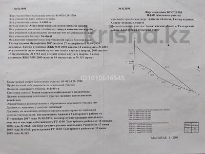 Жер телімі · 44 сотық, Талгар, бағасы: 45 млн 〒