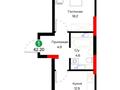 2-комнатная квартира · 42.2 м² · 11/12 этаж, Молдагалиев 13 за 26.9 млн ₸ в Астане, Нура р-н — фото 3