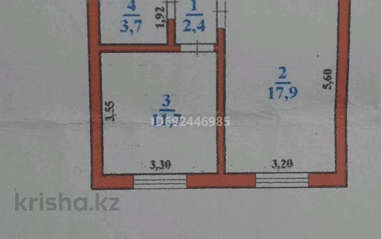 2-комнатная квартира, 35.7 м², 4/4 этаж, А.Аскаров за 10 млн 〒 в Шымкенте, Туран р-н — фото 2