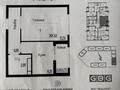 1-бөлмелі пәтер · 39.32 м² · 2 қабат, Байтурсынова 28 — А426, бағасы: 26 млн ₸ в Астане, Сарайшык р-н
