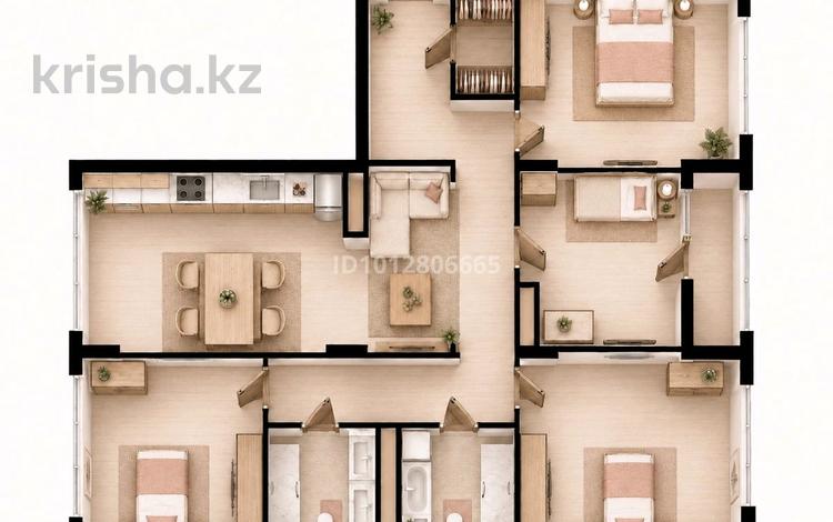 4-комнатная квартира · 113 м² · 9/9 этаж, Кенесары 54 за 76 млн ₸ в Астане, р-н Байконур — фото 3