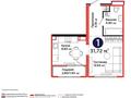 1-комнатная квартира · 31.72 м² · 6/9 этаж, Аль-Фараби 46/16 за 22.5 млн ₸ в Астане, Есильский р-н — фото 6