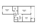 2-бөлмелі пәтер, 76.9 м², 4/4 қабат, 5 микрорайон 12а, бағасы: 26 млн 〒 в Костанае — фото 14