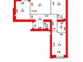 3-комнатная квартира · 96 м² · 9/9 этаж, Шамши Калдаяков 14 за 62 млн ₸ в Астане, Сарайшык р-н — фото 25
