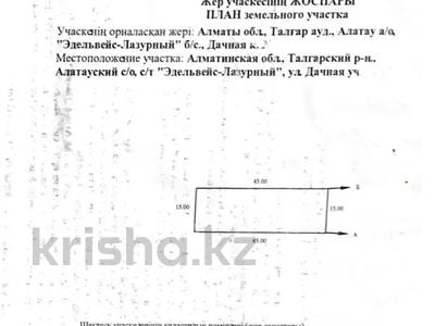 Жер телімі · 6 сотық, Дачная, бағасы: 4.2 млн 〒 в Алматинской обл., Талгарский р-н