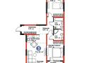 3-бөлмелі пәтер · 73.3 м² · 2/9 қабат, Райымбека 219Б, бағасы: 58 млн ₸ в Алматы, Жетысуский р-н — фото 13