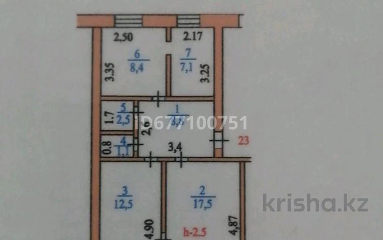 3-комнатная квартира, 59 м², 5/5 этаж, Астана — Алматинская за 22 млн 〒 в Петропавловске — фото 9