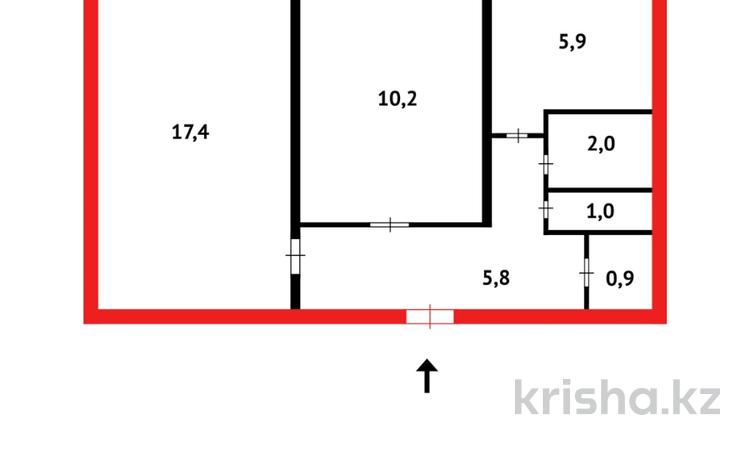 2-комнатная квартира · 45 м² · 3/5 этаж, 3 микрорайон за 8.8 млн ₸ в Абае — фото 9