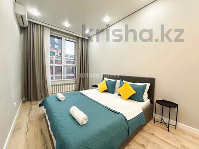 2-комнатная квартира · 57 м² · 1/18 этаж, Абая 160 — Абая Туркебаева Бруссиловский за 25 000 ₸ в Алматы, Бостандыкский р-н