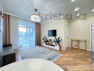 2-комнатная квартира · 50 м² · 8/9 этаж, Туран 43Б за 57 млн ₸ в Астане, Нура р-н