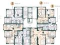 3-комнатная квартира · 70 м² · 15/17 этаж, мкр Нурсат, Байтерекова 190а за 57 млн ₸ в Шымкенте, Каратауский р-н — фото 17