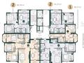 3-комнатная квартира · 70 м² · 15/17 этаж, мкр Нурсат, Байтерекова 190а за 57 млн ₸ в Шымкенте, Каратауский р-н — фото 18