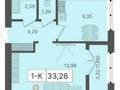 1-бөлмелі пәтер · 33.26 м² · 2/7 қабат, Микрорайон 42, бағасы: 9.7 млн ₸ в Актау — фото 4